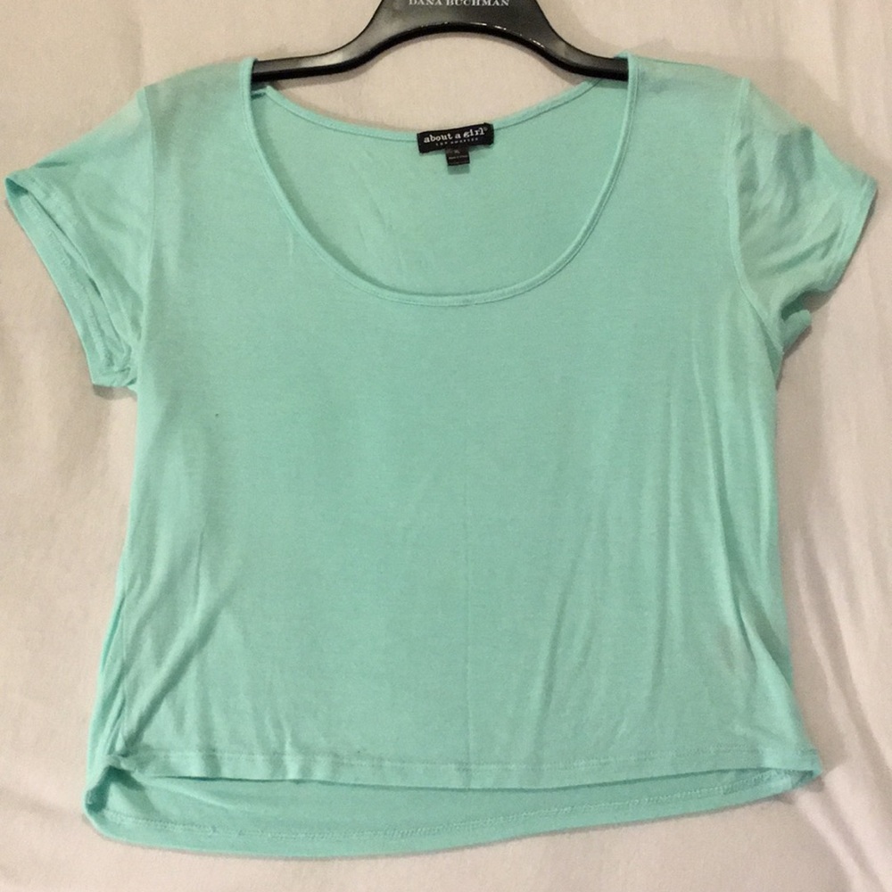 Blue Crop Top